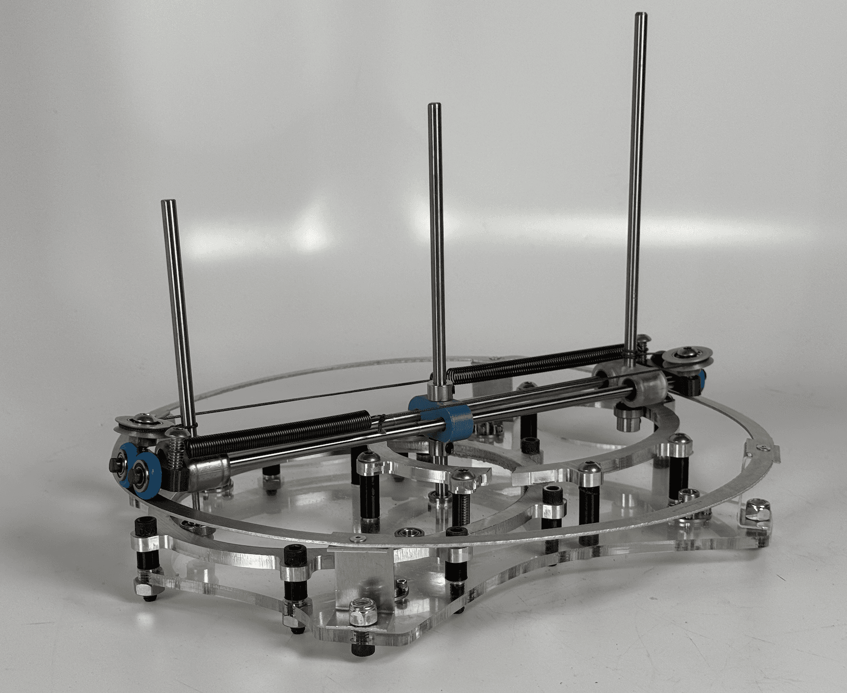 Mechanical model of binary star motion