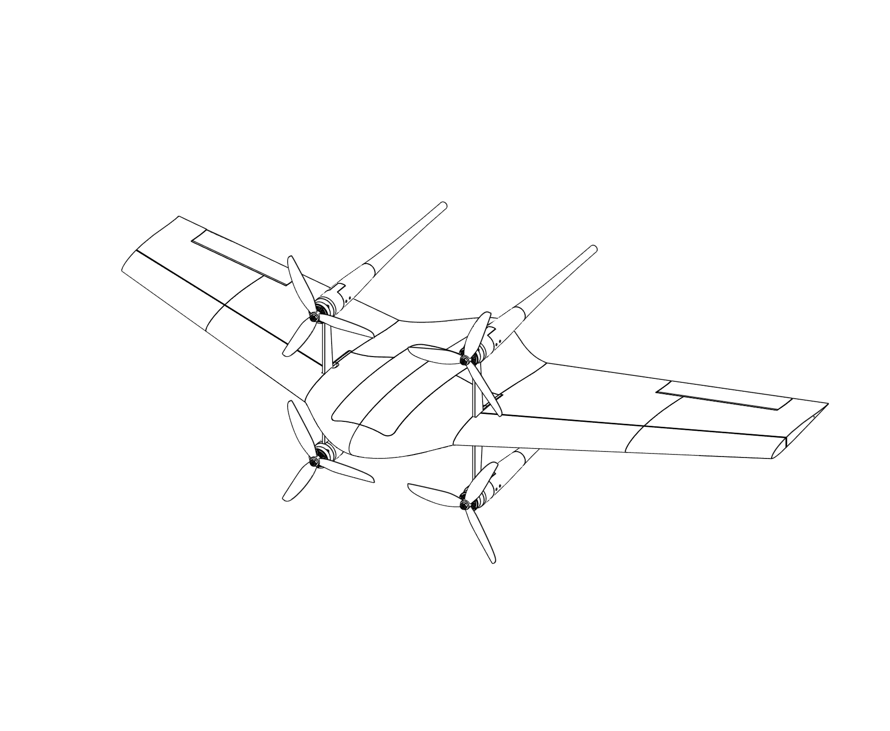 VTOL line drawing